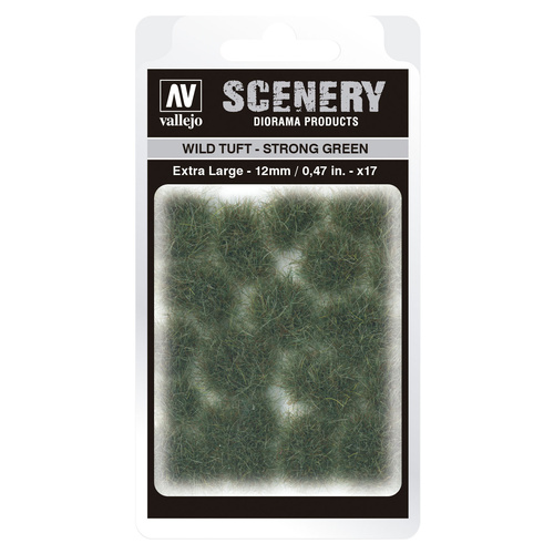 Vallejo - 12mm Wild Tuft - Strong Green