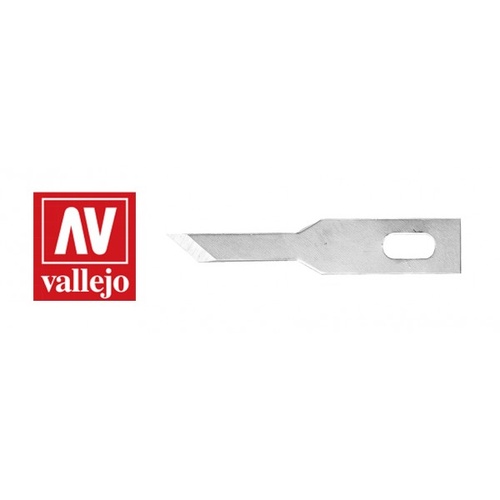 Vallejo Tools #68 Stencil Edge Blades (5) - #1 Handle