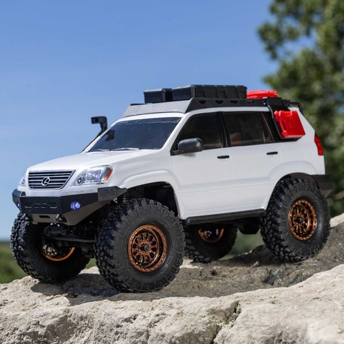 Axial - 1/24 SCX24 Lexus GX 470 4X4 RTR Brushed Rock Crawler White