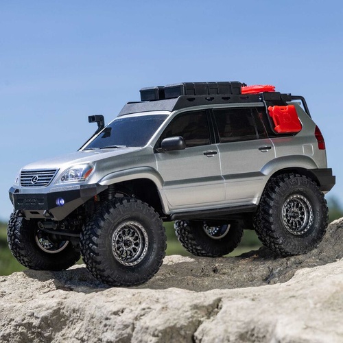 Axial - 1/24 SCX24 Lexus GX 470 4X4 RTR Brushed Rock Crawler Silver