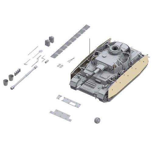 Border Model - 1/35 Panzer IV G Mid/Late 2 in 1 Plastic Model Kit [BT001]