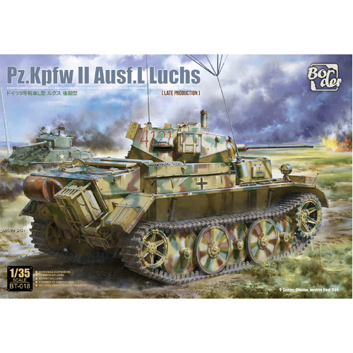 Border Model - 1/35 Pz.Kpfw.II Ausf.L Luchs Late Production Plastic Model Kit [BT018]