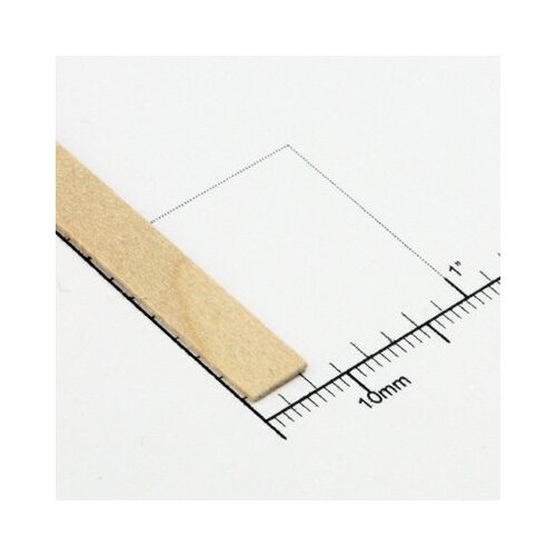 Bud Nosen Timber 1/32" Basswood Strips 1/4" x 24" (1pc) [BNT3005]
