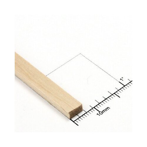 Bud Nosen Timber 1/8" Basswood Strips 1/4" x 24" (1pc) [BNT3255]