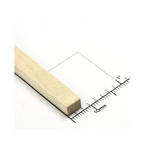 Bud Nosen Timber 3/16" Basswood Strips 1/4" x24" (1pc) [BNT3355]