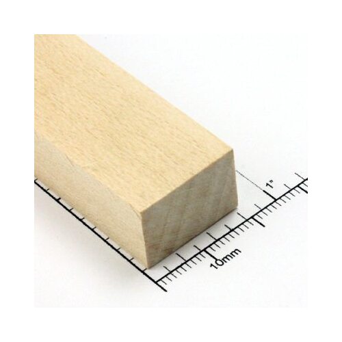 Bud Nosen Timber 1/2" Basswood Strips 3/4" x 24" (1pc) [BNT3659]