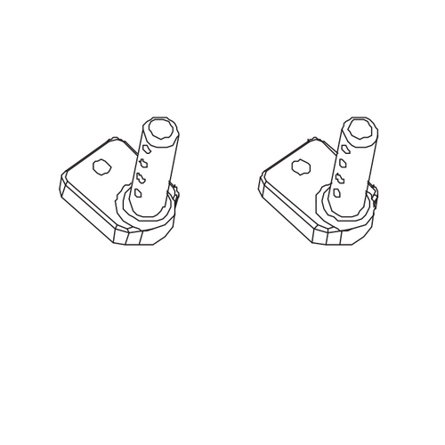 Body Mount Set 2Pcs - Bs213-032