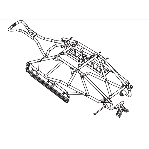 BSD - Dune Racer Body Mount Rolll Cage Set - Bs218-010