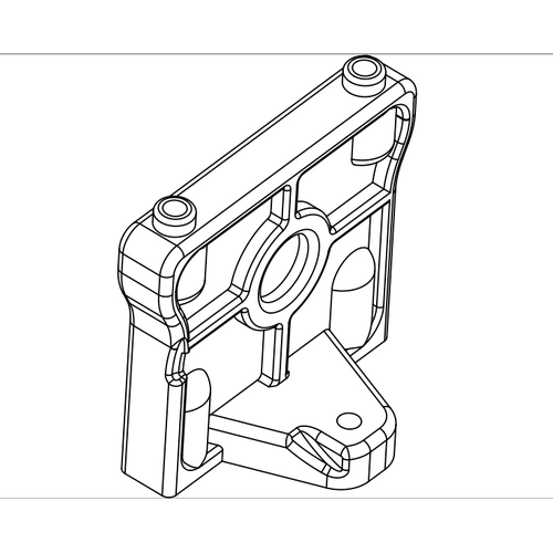 BSD - Gear Mount/Rear - Bs701-016