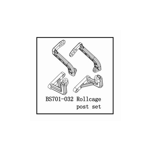 BSD - Rollcage Post Set - Bs701-032