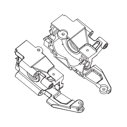 BSD - Fr Diff Gearbox Bulkhead Left/ - Bs819-008