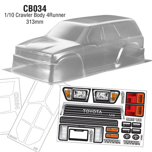 Bodyworx - 1/10 Crawler body Toyota 4 Runner 313mm