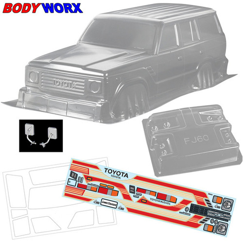 Bodyworx Body FJ60 Landcruiser 1/10th 313mm