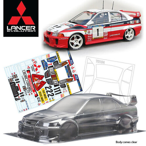 Bodyworx Body Lancer WRC  1/10 190mm