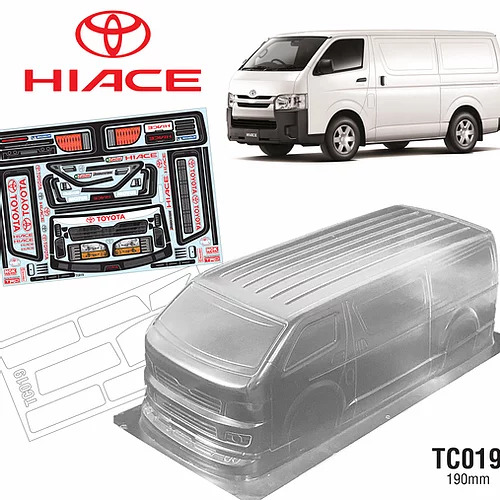 Bodyworx - 1/10 Hiace Van Body