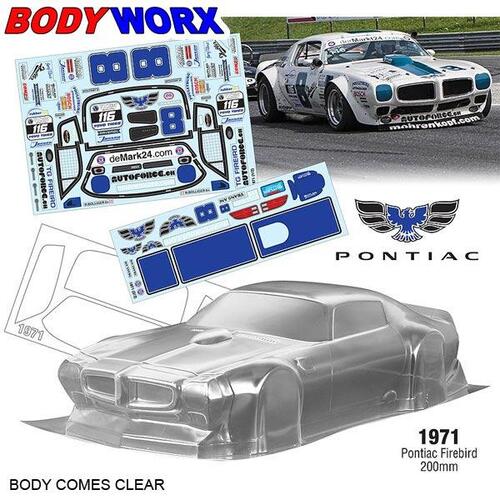 Bodyworx - 1/10 Body Pontiac Firebird 1971 (200mm)