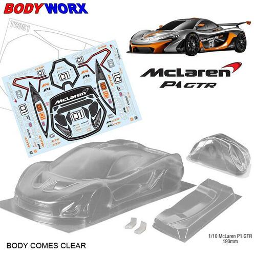 Bodyworx - 1/10 Body Mclaren P1 GTR (190mm)