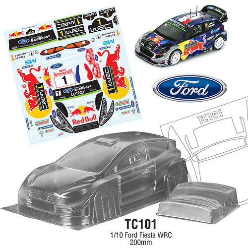 Bodyworx - 1/10 Ford Fiesta WRC Red Bull