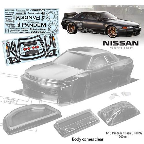 Bodyworx - Body R32 GTR PANDEM 1/10th (200mm)