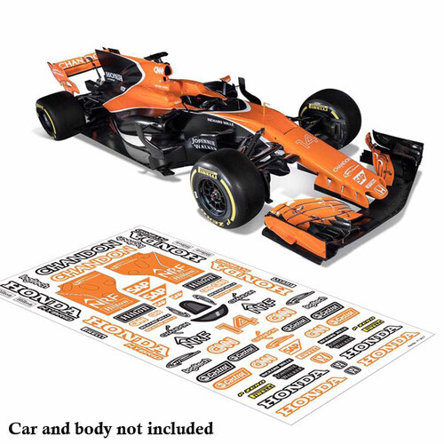 Bodyworx Stickers F1 McLaren Alonso #14 1/10