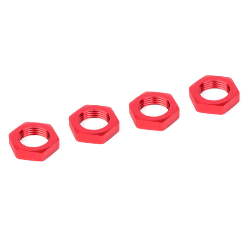 Team Corally - Wheel Nuts Red 17mm (4 Pce)