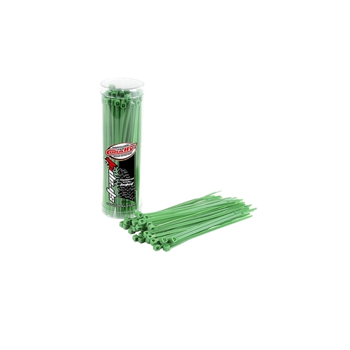 Team Corally - Strap-it - Cable Tie Raps - Green - 2.5x100mm - 50 pcs