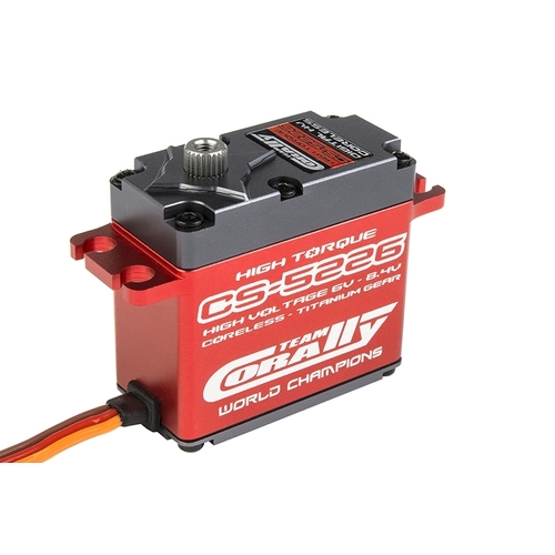 Team Corally - CS-5226 HV High Speed Servo - High Voltage - Coreless Motor - Titanium Gear - Ball Beared - Full Alloy Case