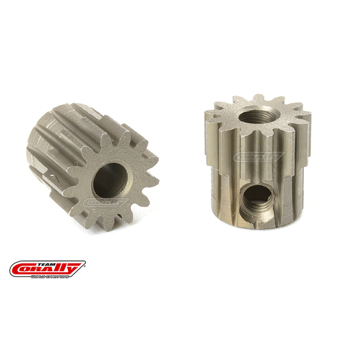 Team Corally - M0.6 Pinion - Short - Hardened Steel - 13 Teeth - Shaft Dia. 3.17mm