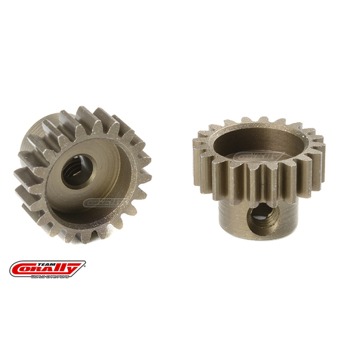 Team Corally - M0.6 Pinion - Short - Hardened Steel - 20 Teeth - Shaft Dia. 3.17mm