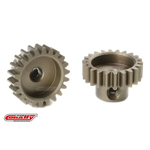 Team Corally - M0.6 Pinion - Short - Hardened Steel - 22 Teeth - Shaft Dia. 3.17mm