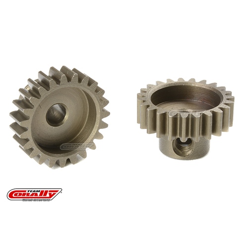 Team Corally - M0.6 Pinion - Short - Hardened Steel - 23 Teeth - Shaft Dia. 3.17mm