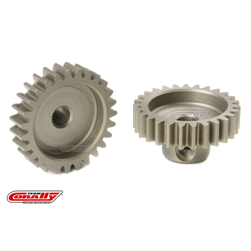 Team Corally - M0.6 Pinion - Short - Hardened Steel - 27 Teeth - Shaft Dia. 3.17mm