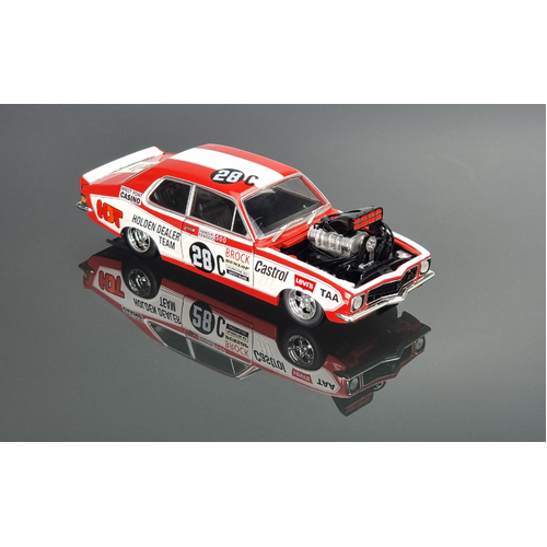 DDA - 1/24 #28C LJ Torana Brock Drag Car Fully Detailed Opening Doors, Bonnet and Boot  - DDA608