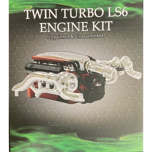 DDA - 1/24 LC/LJ Twin Turbo LS Torana Engine Plastic Kit