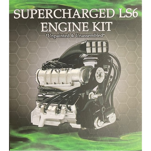 DDA - 1/24 LC/LJ Supercharged LS Torana Engine Plastic Kit