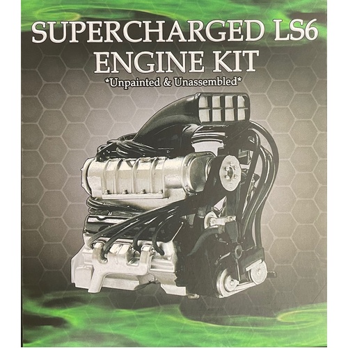 DDA - 1/24 LC/LJ Supercharged LS Torana Engine Plastic Kit (DDA626A)