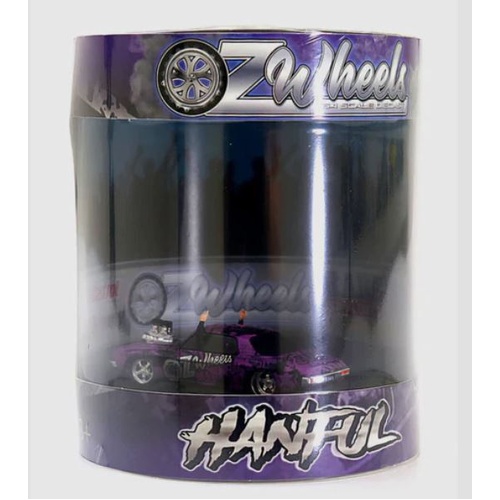 OZ Wheels - 1/64 Hanful Monaro Custom Purple Wrap Skid Cylinder