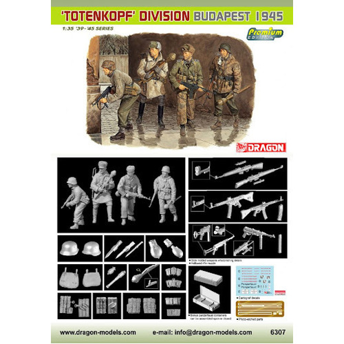 Dragon 1/35 "TOTENKOPF" Division (Budapest 1945) Plastic Model Kit