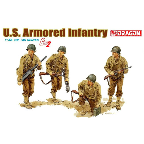 Dragon 1/35 U.S. Armored Infantry Plastic Model Kit