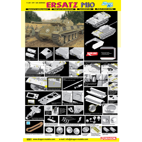 Dragon 1/35 Panther G/M10 "Ersatz" Plastic Model Kit [6561]