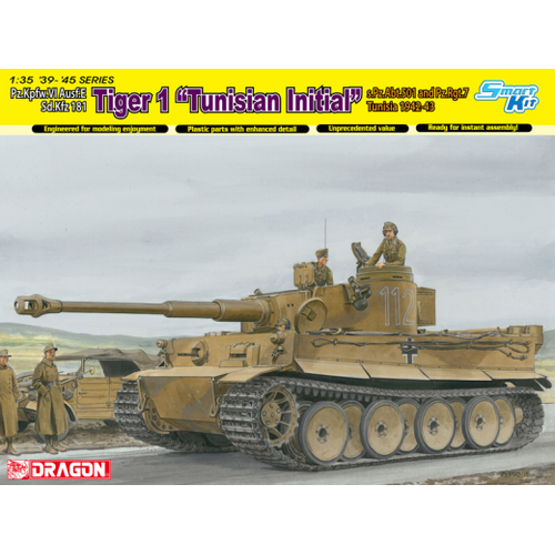 Dragon 1/35 Pz.Kpfw.VI Ausf.E Sd.Kfz.181 TIGER "TUNISIAN INITIAL" s.Pz.Abt.501 and Pz.Rgt.7 [6608]