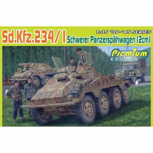 Dragon 1/35 Sd.Kfz.234/1 Schwerer Panzerspahwagen (2cm) Plastic Model Kit [6879]