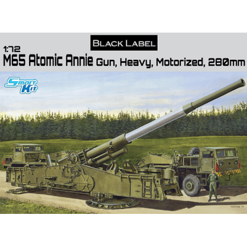 Dragon 1/72 M65 Atomic Annie Gun, Heavy Motorized 280mm [7484]