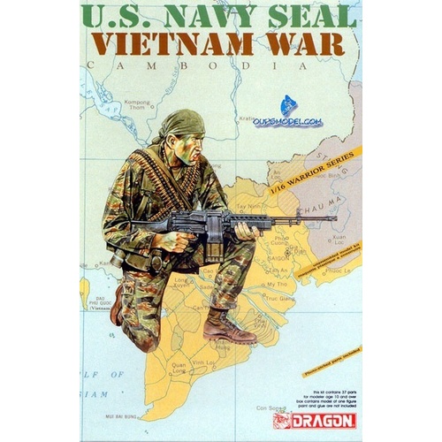 Dragon 1/16 US Navy Seal Vietnam War Plastic Model Kit