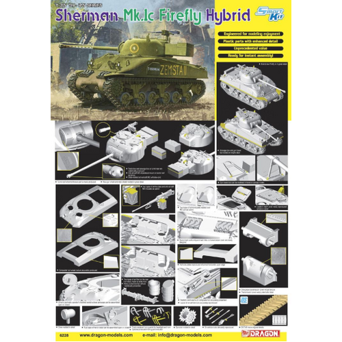 Dragon - 6228 1/35 Sherman Mk.Ic Firefly Hybrid