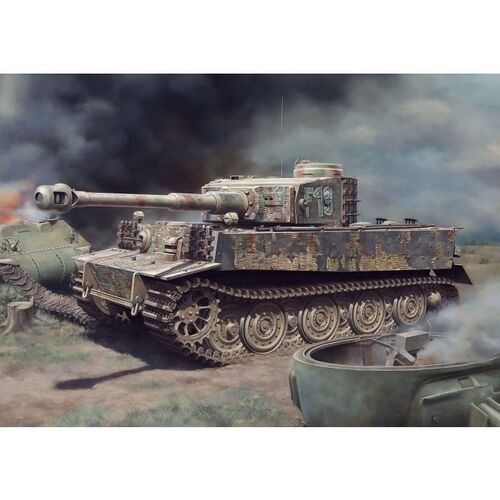 Dragon 1/35 Sd.Kfz.181 Pz.Kpfw.VI Ausf.E Gruppe Fehrmann Tiger I Plastic Model Kit [6484]