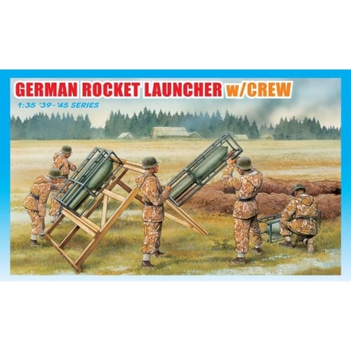 Dragon 1/35 German Rocket Launcher w/Crew Plastic Model Kit [6509]