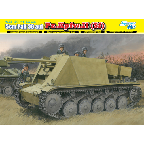 Dragon - 6721  1/35 5cm PaK 38 L/60 auf Fgst.Pz.Kpfw.II(Sf)