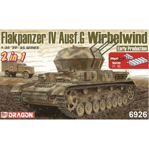 Dragon 1/35 Flakpanzer IV Ausf.G "Wirbelwind" Early Production (2 in 1) Plastic Model Kit