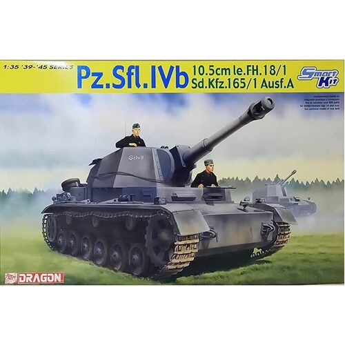 Dragon 1/35 Pz.Sfl.IVb 10.5cm le.FH.18/1 Sd.Kfz.165/1 Ausf.A Plastic Model Kit